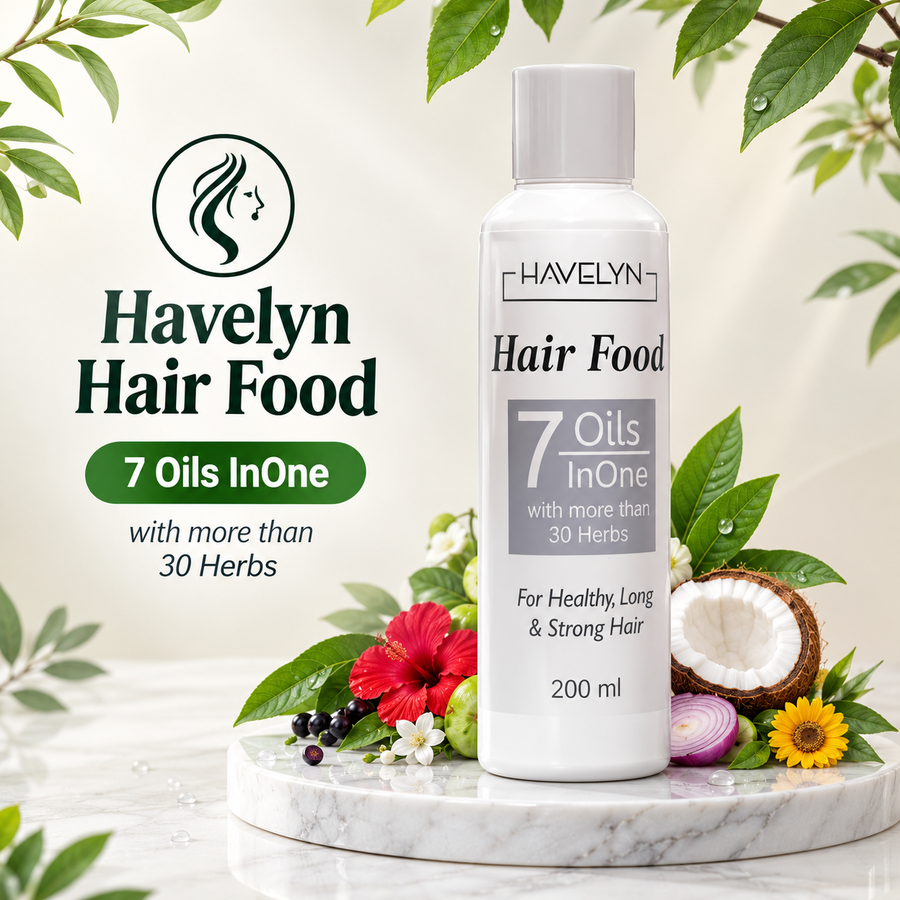 Havelyn Hair Food 200ml – 7 Oils in One with 30+ Herbs for Healthy, Long & Strong Hair