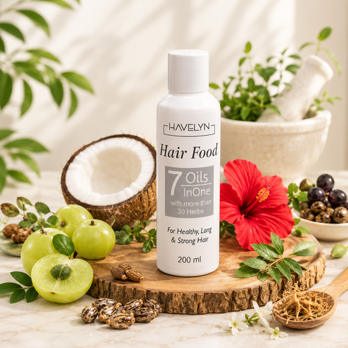 Havelyn Hair Food 200ml – 7 Oils in One with 30+ Herbs for Healthy, Long & Strong Hair